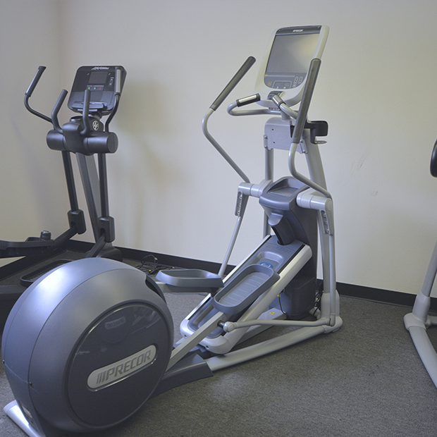 EFX 883 Commercial elliptical with P80 monitor